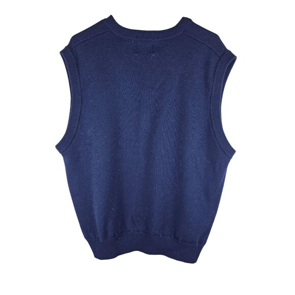 Viyella Men’s XL Patrick James 100% Merino Wool V-Neck Pullover Sweater Vest - Picture 2 of 5